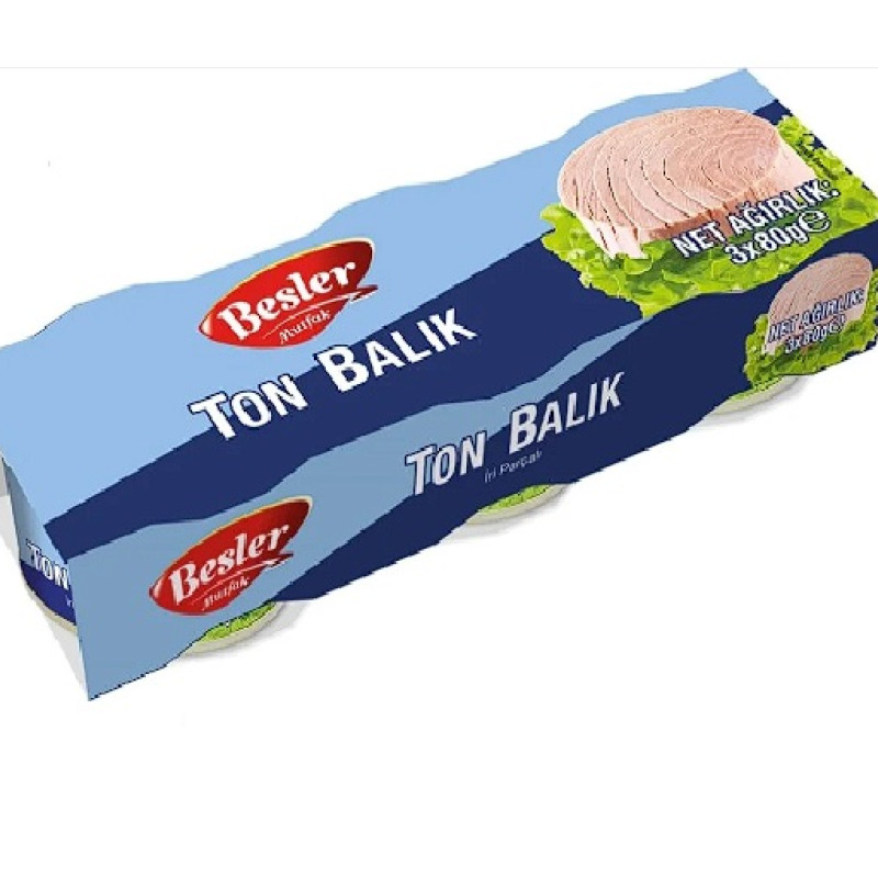 BESLER MUTFAK TON BALIĞI 3*80 G