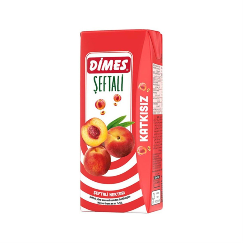 DİMES ŞEFTALİ MEYVE NEKTARI  200 ML