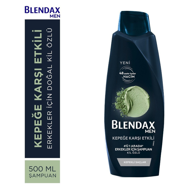 BLENDAX MEN KEPEĞE KARŞI ETKİLİ ŞAMPUAN 500 ML