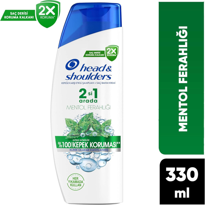 HEAD&SHOULDERS 2 Sİ 1 ARADA MENTOL FERHALIĞI ŞAMPUAN 330 ML