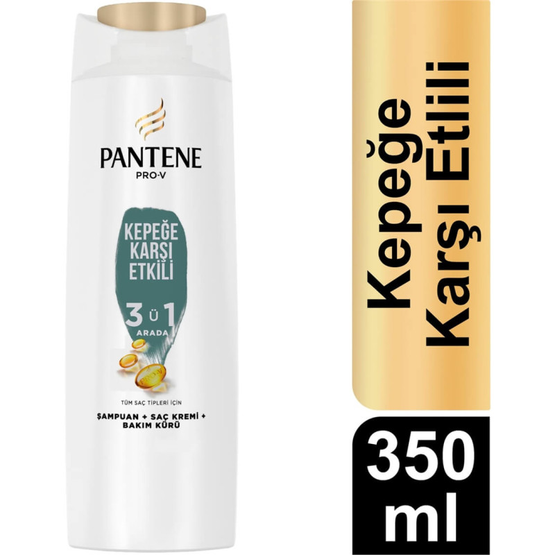 PANTENE KEPEĞE KARŞI ETKİLİ 3 Ü 1 ARADA ŞAMPUAN